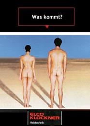 Bildillustration: Messe-Werbung von Elco Klöckner (ISH-Frankfurt 2001)